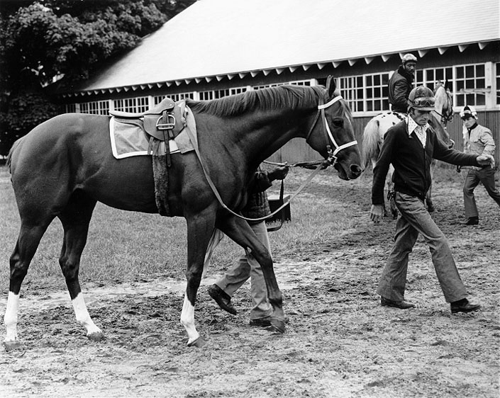 Secretariat  Morning Workout exercise rider Jim  Gaffney