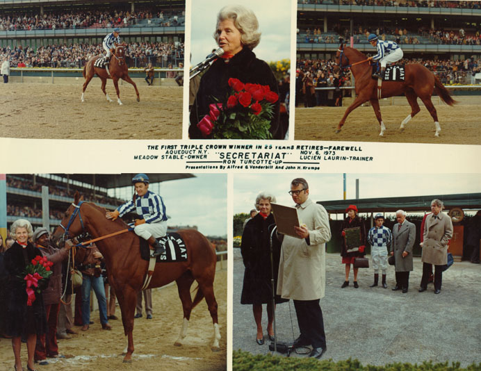 Secretariat  Retirement  Ron Turcotte