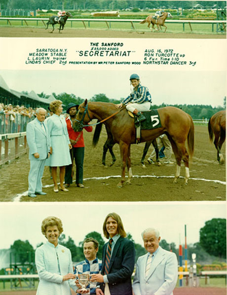 Secretariat  The Sanford Stakes  Ron Turcotte