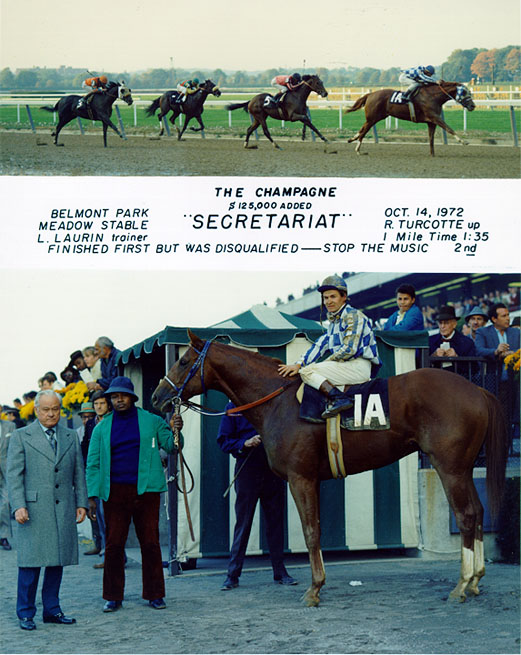 Secretariat The Champagne  Composite Win Photo